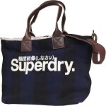 Sac - superdry - en laine - bleu marine - grand - doublure coton 100%