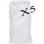 Sac  gravats - ribiland - lot de 5 - 70l - polypropylne recycl
