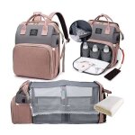 Sac � langer b�b� avec lit - folaya - quotidien - blanc - mixte