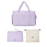 Sac � langer avec matelas � langer pour b�b� - hylat - r�sistant � l?eau - violet - set de soin - kit ...