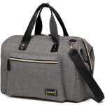 Sac � langer quotidien - moonmini - bandouli�re - etanche - grand - gris