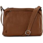 Sac � main en cuir femme - oh my bag - mod�le manhattan - couleur cognac fonc� - port� �paule et bandouli�re ...