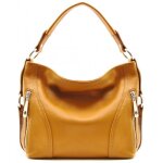 Sac � main cuir femme - oh my bag - mod�le s - bandouli�re - cognac - fermeture zipp�e