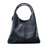 Sac port paule en cuir grain italien - oh my bag - boston noir - femme - l 38 x h 26 x p 11cm