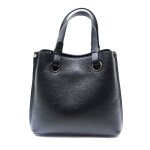 Sac � main - oh my bag - gen�ve - cuir italien - noir - femme