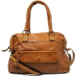 Sac � main en cuir italien haut de gamme miss erica - oh my bag - marron - bandouli�re - femme