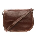 Sac � main en cuir spencer - oh my bag - marron moyen - femme - epaule - l 255 x h 17 x p 8 cm