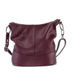 Sac � main femme en cuir - oh my bag - mod�le beaubourg - rouge - bandouli�re - dimensions l 23 x h 33 ...
