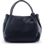 Sac � main femme cuir - oh my bag - mod�le bubble bleu fonc� - bleu - cuir - grain�