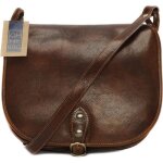 Sac � main femme cuir souple - oh my bag - mod�le verlaine - marron moyen - bandouli�re - lisse