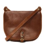 Sac � main femme cuir souple - oh my bag - mod�le verlaine - marron - lisse - bandouli�re