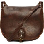 Sac � main femme cuir souple - oh my bag - mod�le verlaine - marron moyen - bandouli�re - lisse - non ...