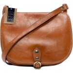 Sac � main - oh my bag - verlaine - cuir souple - cognac - petit mod�le