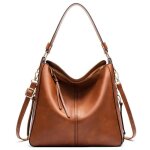 Sac � main femme cuir synthetique sac bandouli�re mode grande capacit� couleur unie pour travail loisir ...