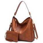 Sac � main femme cuir synthetique sac bandouli�re mode grande capacit� et portefeuille pour travail loisir ...