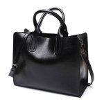 Sac � main femmes - mobigarlan - xd429 - cuir pu souple vintage - noir - grande capacit�