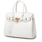 Sac � main femmes - mobigarlan - xd434q - blanc - cuir pu souple vintage - fermeture � glissi�re - bandouli�re ...
