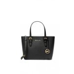 Sac � main - michael kors - jet set travel - noir - bandouli�re - synth�tique