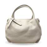 Sac � main - oh my bag - bubble beige - cuir grain� - femme