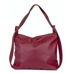 Sac � main - oh my bag - soho - cuir grain� - bordeaux - 42x34x4 cm
