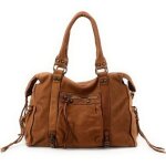 Sac � main - oh my bag - storm xl hurrican - cuir italien - camel - 40x33x10 cm