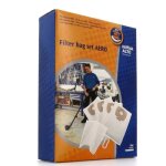 Sacs microfibres par 5 aero 107419590 pour aspirateur nilfisk