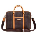 Sac ordinateur ted lapidus marron - 42x31x7 cm [a1028]