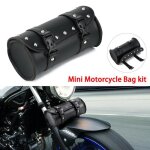 Sac  outils pour moto - momotou - sacoche noire - cuir synthtique - sangles de montage - universelle ...