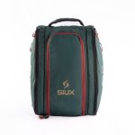 Sac de padel - siux - edge - vert / beige coutures rouges - 42 l - 2 raquettes - compartiment chaussures ...