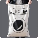 Sac panier à linge sale ou propre pliant ultra capacité respirant pour ranger vêtements 65x45cm Sac panier à linge sale ou propre pliant ultra capacité respirant pour ranger vêtements 65x45cm