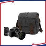 Sac photo bandoulire sacoche messenger bag pour appareil photo pour sony canon nikon pentax reflex dslr ...