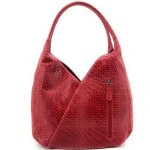 Sac port paule - oh my bag - mandalay - cuir 100% - rouge magenta - tress