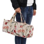 Sac de rangement pour aiguilles � tricoter - shipenophy - rose - coton et lin - 15. 75 x 5. 51 x 5. 51inch ...