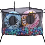 Sac de rangement pour flotteur de piscine filet de suspension pour jouets de piscine gonflables ballons ...