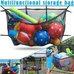 Sac de rangement pour piscine grande capacit crochet net sac noir