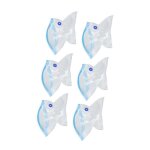 Sac de rangement sous vide - omabeta - 6 pices - pe et pa - dimensions 26x3 cm et 22x2 cm - mixte