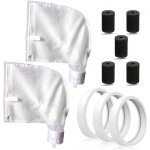 Sacs de rechange en nylon  fermeture eclair (pour polaris 280 et 480 seulement) + pneus de rechange ...