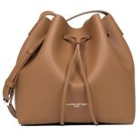 Sac sceau lancaster en cuir ref 50064 camel / champagne 25 * 24 * 13. 5 marron