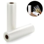 Sacs sous vide alimentaire - jormftte - 20x500 cm - r�utilisables - 2 rouleaux - transparent