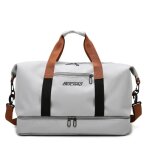 Sac de sport imperm�able avec compartiment chaussures sac de voyage en oxford homme et femme pour gym ...