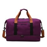 Sac de sport imperm�able avec compartiment chaussures sac de voyage en oxford homme et femme pour gym ...