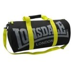 Sac de sport - lonsdale - noir jaune et gris - h25 x l52 x p26cm - multisport - homme