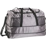 Sac de sport & voyage - x - case - 100 l - 3 roulettes - gris - polyester
