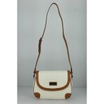 Sac bandoulire - ted lapidus - fidelio - blanc - taille unique - poche zippe