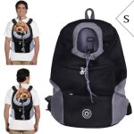 Sac de transport pour animaux - leoclotho - mod�le s - noir - confortable et respirant - id�al pour randonn�e ...
