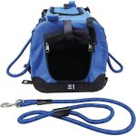 Sac de transport - m pets - remix 2 en 1 bleu - 41 x 28 x 28 cm - pliable - lger - ceinture baudrier ...