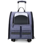 Sac de transport - pecute - sac à dos avec roues - pour chiens et chats - capacité 15kg - conception ... Sac de transport - pecute - sac à dos avec roues - pour chiens et chats - capacité 15kg - conception ...