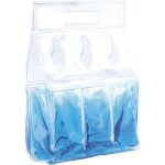 Sac de transport rafra�chissant - pearl - bleu - gel - 6 compartiments - id�al pour canettes et bouteilles ...