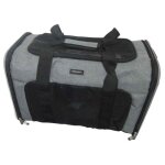 Sac de transport - wouapy - dtente m - 100% nylon - gris - confort pour chien