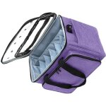 Sac à tricoter tote de stockage au fil avec diviseur intérieur pour crochets aiguilles à tricoter pour ... Sac à tricoter tote de stockage au fil avec diviseur intérieur pour crochets aiguilles à tricoter pour ...